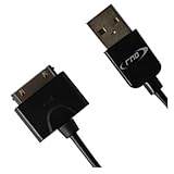 RND Apple CERTIFIED Heavy Duty 30-Pin Cable (6 feet/black) for iPad iPhone iPod