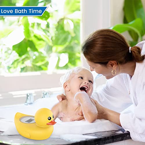 Famidoc Bath Thermometer Duck Water Thermometer for Baby Bath Safety