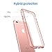 JETech Case for iPhone 6 and iPhone 6s, Non-Yellowing Shockproof Phone Bumper Cover, Anti-Scratch Clear Back (Rose Gold)