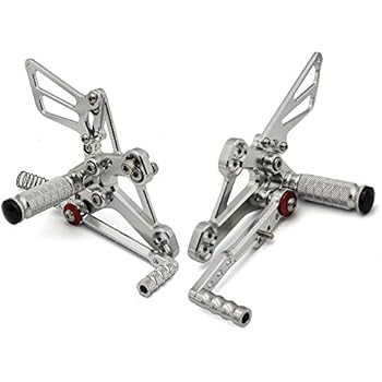 Krace Motorcycle Rearsets Foot Pegs Rear Set Footrests Brake Shift Pedals Fully Adjustable Foot Boards Fit For Honda CBR650F 2014 2015 2016 2017