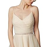 Rose Gold Round Rhinestone Sash Belt Rhinestone For Wedding Bridal Party Dresses (Waistband)