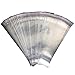 Enenes Pretzel Bag, 200 PCS Clear Pretzel Rod Bags, 2 x 10.8 Inch Self Adhesive Bag, Clear Flat Treat Bags for Donut Bars Candy(2 x 10.8 Inch)