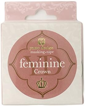 RoundTop Washi Masking Tape, Yano Design Plated Series Feminine, Crown (YD-MK-029)