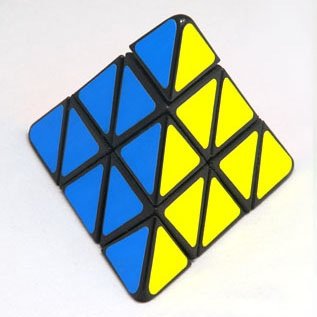 Black Mefferts Pyraminx Puzzle