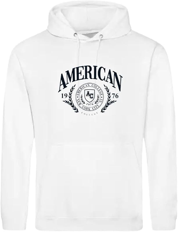 Sweatshirts, Jerseys, Coletes e Hoodies, forro térmico de lã com capuz, Roupa unissex, Masculino, Mulher, modelo ACSW233 Branco, Tamanho XL — foto 1 de 5