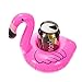 Cazul Goods Inflatable Pool Drink Holder Floats - 3 pieces Flamingo and 3 pieces Palm Tree Design (Set of 6)