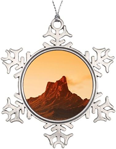 Butter Tisse Xmas Trees Decorated Picacho Peak - Arizona Snowman Snowflake Ornaments