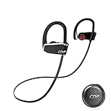 Sports Bluetooth Headphones, CDP Bluetooth Earphones Noise Cancelling, IPX7 Waterproof Headsets,8 Hrs Play, HD Stereo HiFi Sound Enhanced Bass,Running earphone with Mic for Sports,Driving,Gym. (Black)