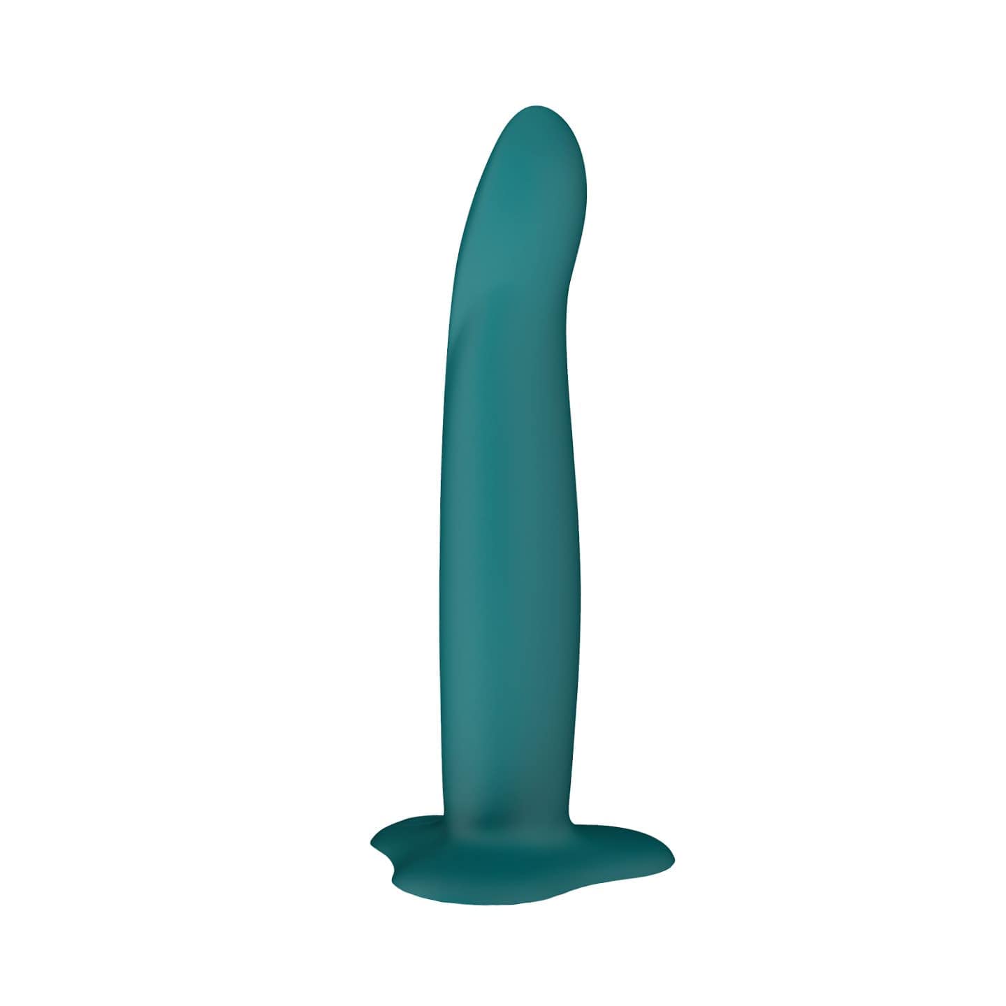 Fun Factory Silicone Limba Flex Dildo, Deep Sea Blue, Medium, 0.2 kg