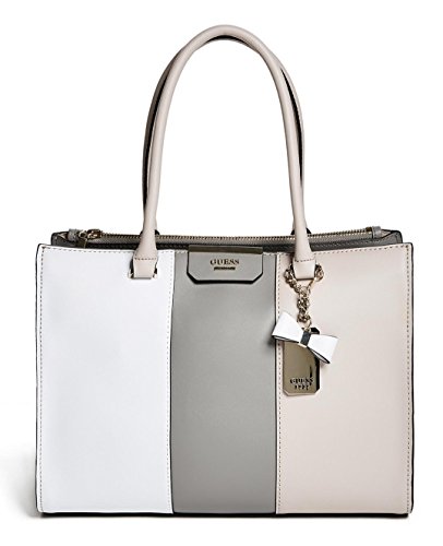 GUESS Ryann Colorblock Society Carryall, Cloud Multi