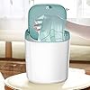 OMVOVSO-Portable-Mini-Washing-Machine-Super-Shock-Wave-Turbine-Washing-Machine-Household-for-Underwear-Baby-ClothesWhite OMVOVSO Portable Mini Washing Machine, Super Shock Wave Turbine Washing Machine Household for Underwear Baby Clothes…