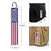 US Flag Keychain Tag with Key Ring, EDC for Motorcycles, Scooters, Cars and Patriotic Gift.