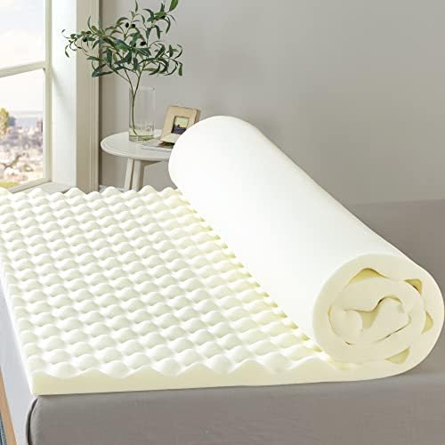ZINUS 2 Inch Copper Cooling Memory Foam Mattress Topper with Airflow