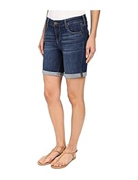compañía de jeans de liverpool Corine de dama caminar-cuff enrollado en corta de estiramiento Sarga de durazno