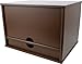 Victor Wood Desktop Organizer with Closing Door, 4720 (Brown Mocha)