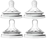Philips Avent Natural Nipple Medium Flow + Fast Flow - 4 Pack