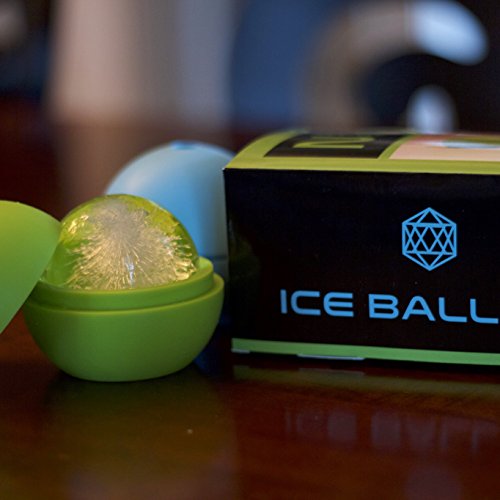 Large Premium Round Cocktail Ice Ball Molds - Multi Purpose - Lifetime Guarantee - Great For Gifts or Entertaining - An Essential Summertime Item - Set of 2 by ICE BALL 2.5