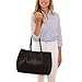 Lulu Dharma Napa Vegan Leather Tote-Classic Black