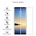 TOCOL [3 Pack] Screen Protector for Samsung Galaxy Note 8, [Full Coverage] [Bubble-Free] [Case Friendly] [New Vesion] HD Clear Flexible Film