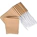 BBTO 200 Pack Tea Filter Bags Disposable Teabags Infuser Drawstring Seal Filters Empty Tea Bag for Loose Leaf Tea and Herb, Natural Color (2.76 x 3.54 Inches)