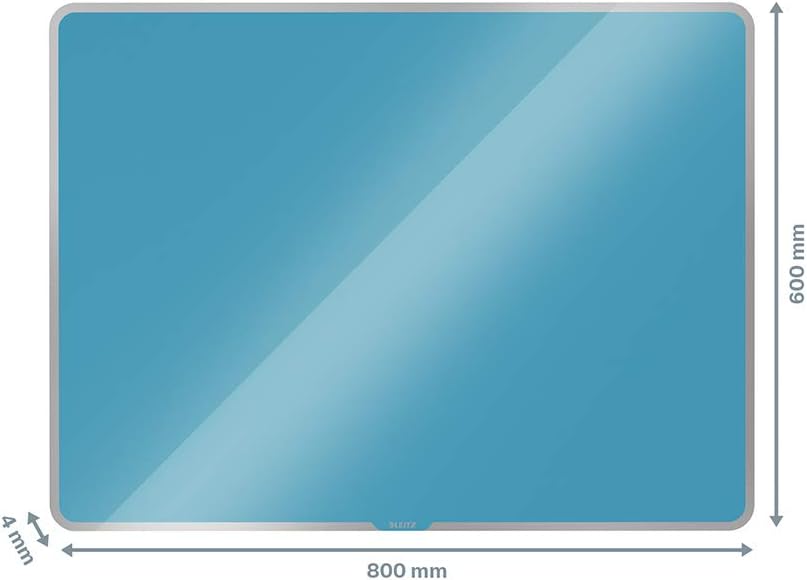 Leitz Magnetic Glass Whiteboard, 800 x 600, Cosy Range, Calm Blue, 70430061, 800 x 600 mm - Image 5