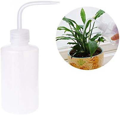 Hiking! 250 ml Plastic Squeeze Type Watering Bottle,Plant Water Can with Curved Nozzle,Especially for Succulent Plants.