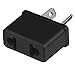 ANRANK U-A1010903AK USA to Australia/China Travel Plug Adapter (Black, 6-Pack)