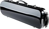 The String Centre Fiberglass Oblong Violin Case 4/4 Black