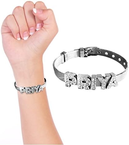 DREAMRAXCustom Name Bracelet (Diamond Rhinestones studded letters) Maximum 8