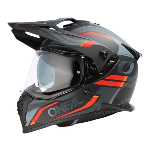 Casque O'NEAL A-SRS Spike Noir/Gris/Rouge S (55/56 cm)