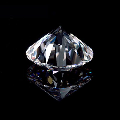 0.6 Ct 5.5 mm Round Brilliant Cut Genuine Charles&Colvard Moissanite Loose Stone w. Certificate - Thumbnail 3