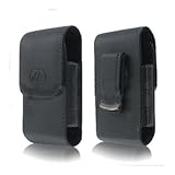 BRAND NEW BLACK VERTICAL LEATHER COVER BELT CLIP SIDE CASE POUCH FOR LG enV3 VX9200 VX-9200