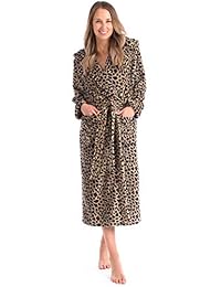 Patricia Womens Elegant Full Length Premium Plush Hooded Robes