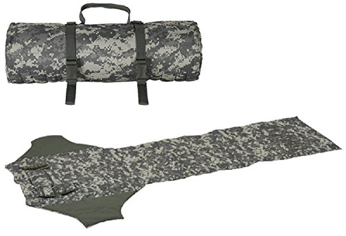 Ultimate Arms Gear ACU Army Digital Camo Deluxe Roll Up Shooter's Shooting Sniper Hunting Protective Padded Mat with Ammo Shell Cartridge Bullet Holder & Pocket Pouches - Thumbnail 4