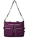 Large Weekender Bag Nylon Travel Tote (1212 Violet red)