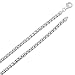 3.5mm Solid 925 Sterling Silver Rounded Box Link Italian Crafted Chain + Microfiber Jewelry Polishing Cloth