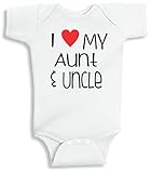Lil Shirts I Love MY Aunt And Uncle Baby Bodysuit