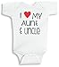 Lil Shirts I Love MY Aunt And Uncle Baby Bodysuit