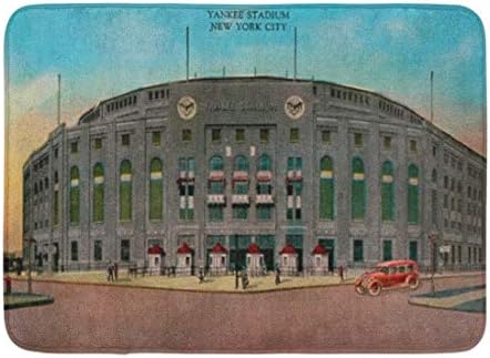 Coolest Secret Bath Mat Baseball Yankee Stadium Vintage York Bathroom Decor Rug 16" x 24"