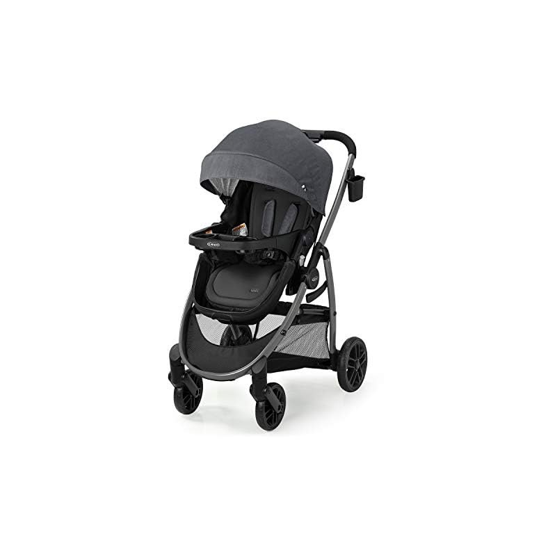 Graco Modes Pramette Stroller, Baby Stroller with True Pram Mode, Reversible Seat, One Hand Fold, Extra Storage, Child…