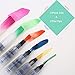Acrux7 Water Brush Pen Set, Flat/Round Paint Brushes Tip: Fine/Medium/Large, 6pcs Assorted Self-moistening PaintBrushes for Watercolor Gouache Painting, Face Paint Coloring and Ink Calligraphy