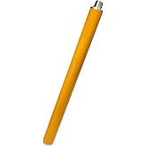 LS2015 12 inch Surveying Tripod Pole G.P.S Antenna Extend Section with 5/8x11 Thread, Aluminum Yellow Mini Pole for Surveying GPS GNSS RTK Surveying Device/Prism