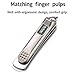 Nail Clippers, Cuticle Clipper, Medical Grade Stainless Steel, Sharp and Durable Nail Cutter for Men and Women (M-1110plus)