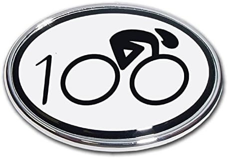 Cycling 100 Chrome Emblem (100 Oval)