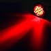 Partsam Trailer Led Clearance Side Marker Light Clear/Red 2