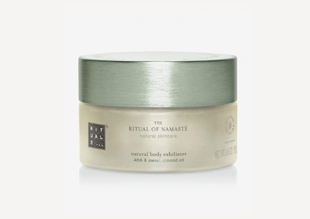 RITUALS The Ritual of Namaste Body Exfoliator Scrub AHA Sweet Almond Oil 250g