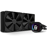NZXT Kraken Elite 280 - RL-KR28E-B1 - 280mm AIO CPU Liquid Cooler - Customizable 2.36" LCD Display for Images, Performance Me