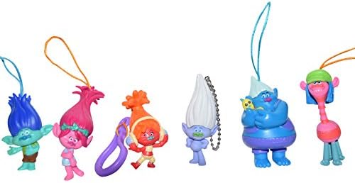 Whiz Products Dreamworks Trolls 6 pcs/set Poppy DJ Suki Guy Diamond Cooper Branch Critter Skitter Boards Action Figures