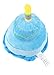 Midlee 2 Layer Birthday Cake Dog Toy by (Blue)