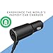 Turbo Fast Powered 25W Car Charger Works for Motorola Droid Turbo 2 with Extra USB Port and Long Hi-Power MicroUSB Cable!